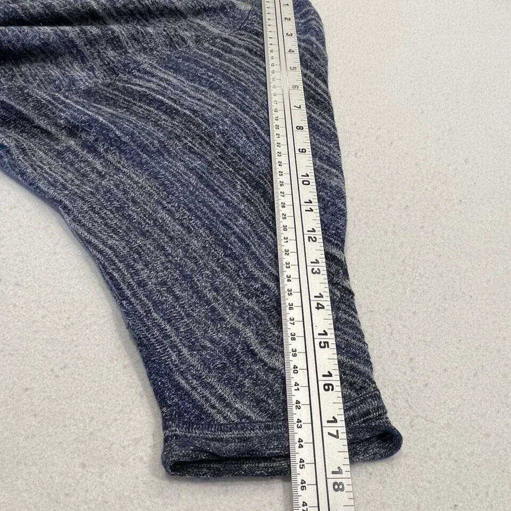 BCBGMaxAzria‎ Tunic Sweater T-Shirt Dress Size Small Blue Space Dye Batwing Knit - Picture 10 of 10